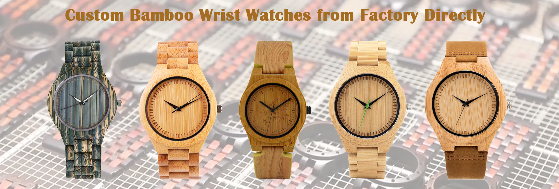 Bamboo Wrist Watches  